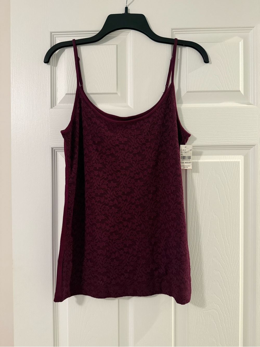 NWT Loft Purple Spaghetti Strap Tank Top Size Medium